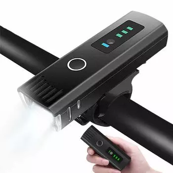Велосипедный передний фонарь USB перезаряжаемый датчик освещенности автоматическое освещение 1000 люмен фонарик светодиодный IPX6 водонепроницаемый 2000 мАч японское руководство по эксплуатации