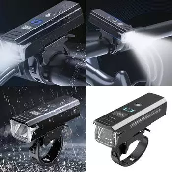 Велосипедный передний фонарь Водонепроницаемый фонарик на руль Перезаряжаемый велосипедный передний фонарь Велосипедный велосипедный фонарь Головной фонарь