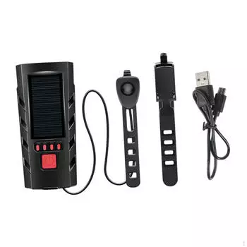 Велосипедный передний фонарь, велосипедная фара, двойная зарядка, ночной свет для езды, красный