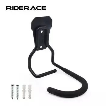 Велосипедный прочный металлический крючок для гаража, универсальная настенная вешалка для велосипеда, аксессуары для парковки велосипедов чёрный