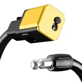 Велосипедный проводной цепной замок противоугонный универсальный мотоциклетный замок аксессуары для велосипеда чёрный