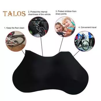 Велосипедный пылезащитный чехол, прочный, водонепроницаемый, с защитой от ультрафиолета, дождя и ветра, для езды на велосипеде по горным дорогам, защитный чехол для колеса велосипеда, сумка для хранения чёрный