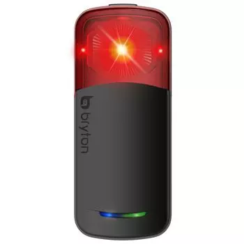 Велосипедный радар заднего вида Bryton Gardia R300L с задним фонарем. Обнаруживает приближающиеся сзади транспортные средства на расстоянии до 190 м. Оснащен стоп-сигналом.