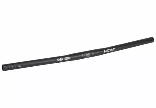 Велосипедный руль KCNC 6061 алюминиевый легкий темный плоский черный 25.4 чёрный