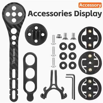 Велосипедный руль, велосипедный держатель для компьютера, удлинитель, ручка для шоссейного велосипеда, удлинитель из углеродного волокна для велосипеда чёрный