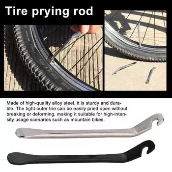 Велосипедный рычаг для покрышек эргономичный легкий универсальный горный велосипед для снятия покрышек шоссейный горный велосипед серебряный