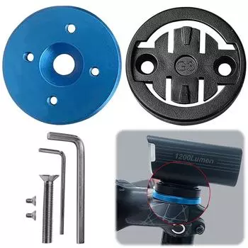 Велосипедный секундомер, крепление из алюминиевого сплава, GPS-спидометр для велосипеда, поддержка Garmin чёрный