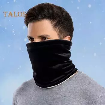 Велосипедный шарф с завязками на шее для холодной погоды на открытом воздухе для езды на мотоцикле, ветрозащитный, теплый, многофункциональный, плюшевый, защитный шарф для лица темно-коричневого