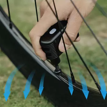 Велосипедный шинный воздушный насос мини-компрессор для автомобилей надувные велосипеды портативный быстрый