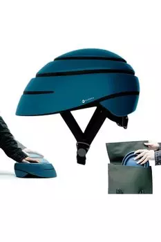 Велосипедный шлем CLOSCA LOOP для стильных взрослых, складной, портативный, легкий, унисекс, [Инструкции на японском] (Бездна, Л)