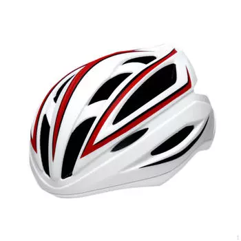 Велосипедный шлем для пассажиров и велосипедистов White Red