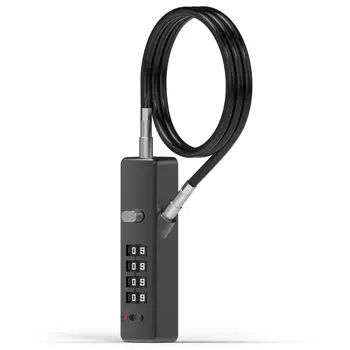 Велосипедный шлем для велосипеда, электрический скутер, многофункциональный проводной кабель для набора без ключа, пароль, удобный, не ржавеет, ключ, замок, замок, ключ, замок,