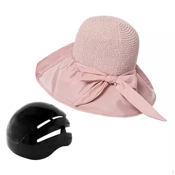 Велосипедный шлем для взрослых, шляпа-ведро для серфинга, дышащая форма головы, окружность головы 56-58 см чёрный