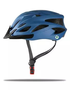 Велосипедный шлем Genki с маркировкой SG, велосипедный шлем для взрослых и размер SG, стандартный шоссейный велосипед с солнцезащитным козырьком для езды на велосипеде [сертификация SG] для детей, океан синий