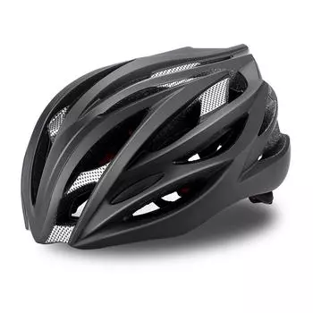 Велосипедный шлем Интегрированный велосипедный шлем Шлем для городской езды Шлем для шоссейного велосипеда для горных велосипедов Шоссейных велосипедов Регулируемый чёрный