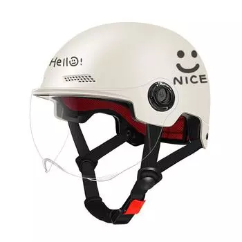 Велосипедный шлем Электромобиль Женский Летняя защита от солнца Мотоциклетный Мужской Защитная шляпа Летний Четыре сезона Полушлем