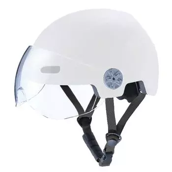 Велосипедный шлем Kawasumi Manufacturing со щитком белого цвета H-103WH белый