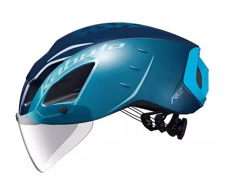 Велосипедный шлем OGK KABUTO темно-синий, официально одобренный JCF AERO-R2, размер XS/S (Окружность головы 54см-56см) темно-синий