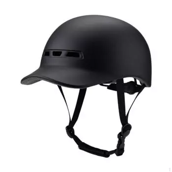 Велосипедный шлем Велосипедный ударопрочный легкий регулируемый дышащий амортизирующий чёрный