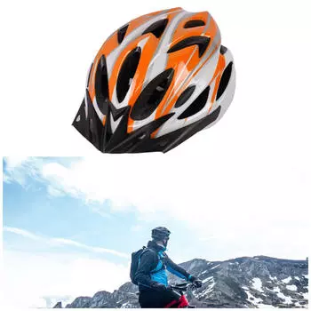 Велосипедный шлем, велосипедные регулируемые дышащие защитные шлемы для головы, велосипедные спортивные шлемы для Orange White