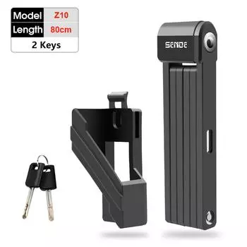 Велосипедный складной замок противоугонный электрический электровелосипед цепь трос навесной замок велосипед мотоцикл безопасность портативные замки велосипедные аксессуары