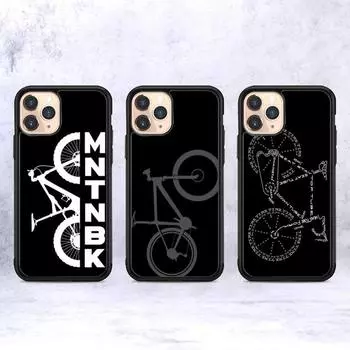 Велосипедный спортивный чехол для телефона, силиконовый чехол из ПК + ТПУ для iPhone 11 12 13 Pro Max 8 7 6 Plus X SE XR Hard Fundas 6plus or 6s plus