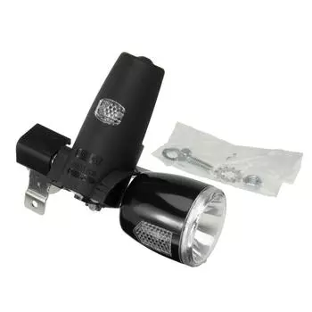 Велосипедный светодиодный фонарь MARUZEN Dynamo Light Magboy Black MKS-2 (МКС-II) чёрный
