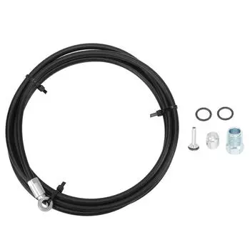 Велосипедный тормозной шланг DIY Красочные соединительные вставки Комплект гидравлического дискового тормозного шланга для FORMULA R1 серебряный