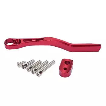 Велосипедный уловитель цепи Алюминиевый сплав Изысканный внешний вид Стабильный держатель от сброса цепи для велоспорта Красный