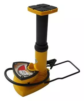 Велосипедный воздушный насос ножной насос S желтый 33362 жёлтый