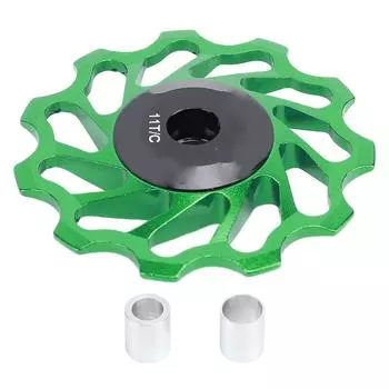 Велосипедный задний переключатель передач, алюминиевый сплав, роликовый направляющий ролик для велосипеда, 11T, керамический подшипник, ролик