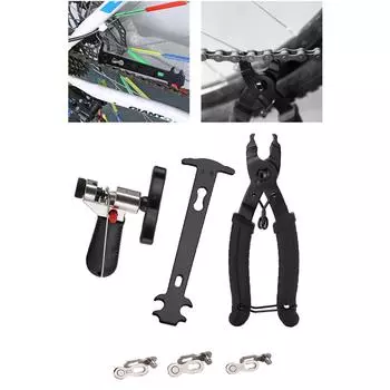 Велосипедный заклепочник для цепи Клещи для фиксации цепи Устройство для проверки цепи Велосипедный инструмент для снятия цепи Инструмент для замены и обслуживания велосипеда