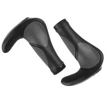 Велосипедный замок для ручки, противоскользящий, резиновый, роговой, для горного велосипеда, ручка, тиски, ручка, оборудование для езды 1 pair