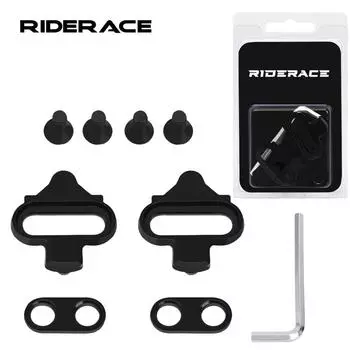 Велосипедный замок Педаль пластина адаптер конвертер педаль горного велосипеда SPD обувь медный адаптер зажим пластина без зажима замок для взбивания яиц чёрный