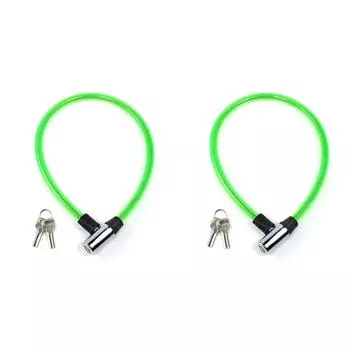 - Велосипедный замок, противоугонный кабель для велосипедного замка для электромобиля, мотоцикла (зеленый