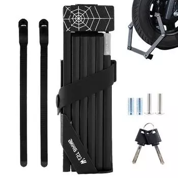 Велосипедный замок с ключом-скобой, портативный противоугонный U-образный замок для велосипеда, электрический и складной велосипед, газонокосилка, горный велосипед United States