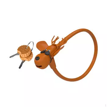 Велосипедный замок велосипедный портативный велосипедный с ключами тросовые замки детский для двери Elk