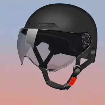 Велосипедный защитный шлем 3C сертифицированный мужской и женский взрослый детский мультяшный электрический велосипедный мотоциклетный полушлем с очками One Size серый