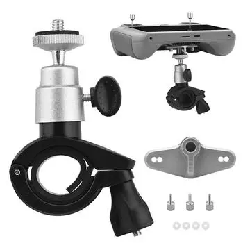 Велосипедный зажим, регулируемый держатель для крепления на руль велосипеда, алюминиевый кронштейн для экшн-камеры, пульт дистанционного управления DJI RC 2