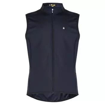 Велосипедный жилет Lion de Capelmuur, теплый, размер XS, теплый, подкладка из микрофлиса, дышащий, темно-синий,