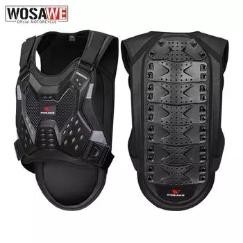 Велосипедный жилет WOSAWE, защита спины и плеч, велосипедная куртка, поддержка спины, светоотражающий жилет для взрослых