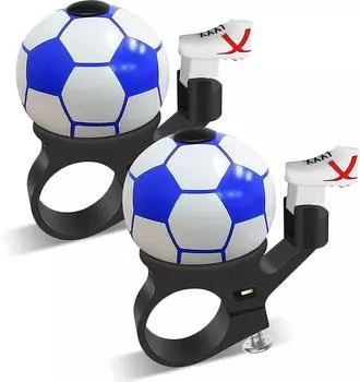 Велосипедный звонок, две штуки Велосипедный звонок Детский велосипедный звонок Детский синий/белый