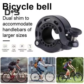 Велосипедный звонок из алюминиевого сплава для взрослых и детей, громкий и четкий звук 110 дБ, подходит для руля 22,2–31,8 мм для горного шоссейного скутера, электровелосипеда серый