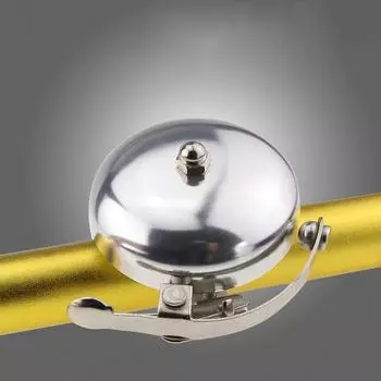 Велосипедный звонок классический водонепроницаемый алюминиевый сплав громкий звук легко установить велосипедные аксессуары велосипедный звонок ретро предупреждающая сигнализация серебряный