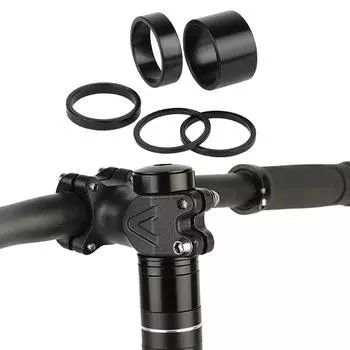 Велосипеды для шоссейных велосипедов, алюминиевый сплав, рулевая колонка, вилка, проставки, руль для шоссейных велосипедов, вынос руля, шайбы, кольца, передняя вилка, детали для велосипедов A