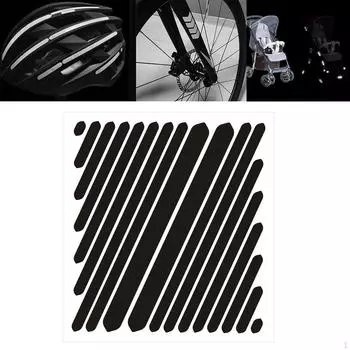 Велосипеды Скутеры Светоотражающие наклейки Черные наклейки Многофункциональные для шлемов, заборов Водонепроницаемые 11.2cmx8.5cm