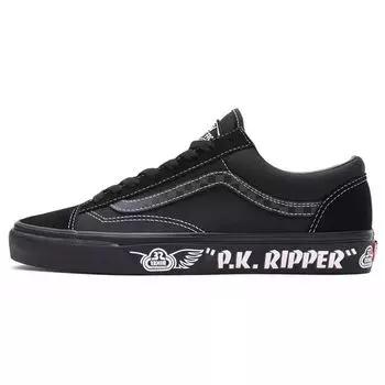 Велосипеды Vans SE x Style 36 PK. Кроссовки унисекс Ripper черные со светоотражающим эффектом VN0A54F64YT 35