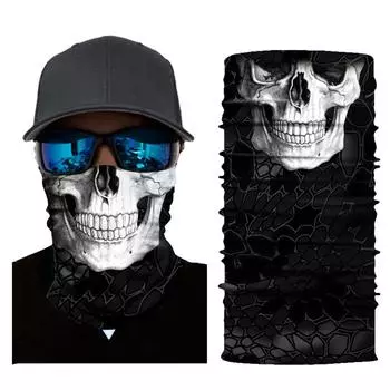 Велоспорт мотоциклетный шарф на голову, теплая маска для лица, лыжная балаклава, повязка на голову