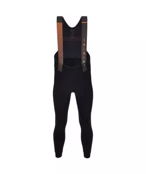 Велотрусы с лямками Santini Hero и мужские тайтсы, Черный/Оранжевый
