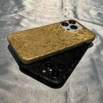 Велюровый чехол для телефона Apple iPhone - силиконовый винтажный бархатный кожаный чехол с защитой от падений на iPhone16/15/14/13/12/11/Promax/Pro/Plus Apple 16Promax золотой